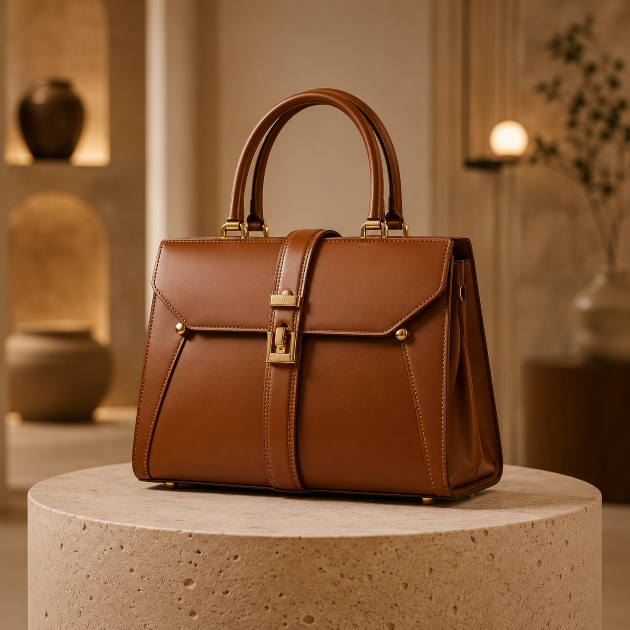 Velmara Heritage Leather Tote