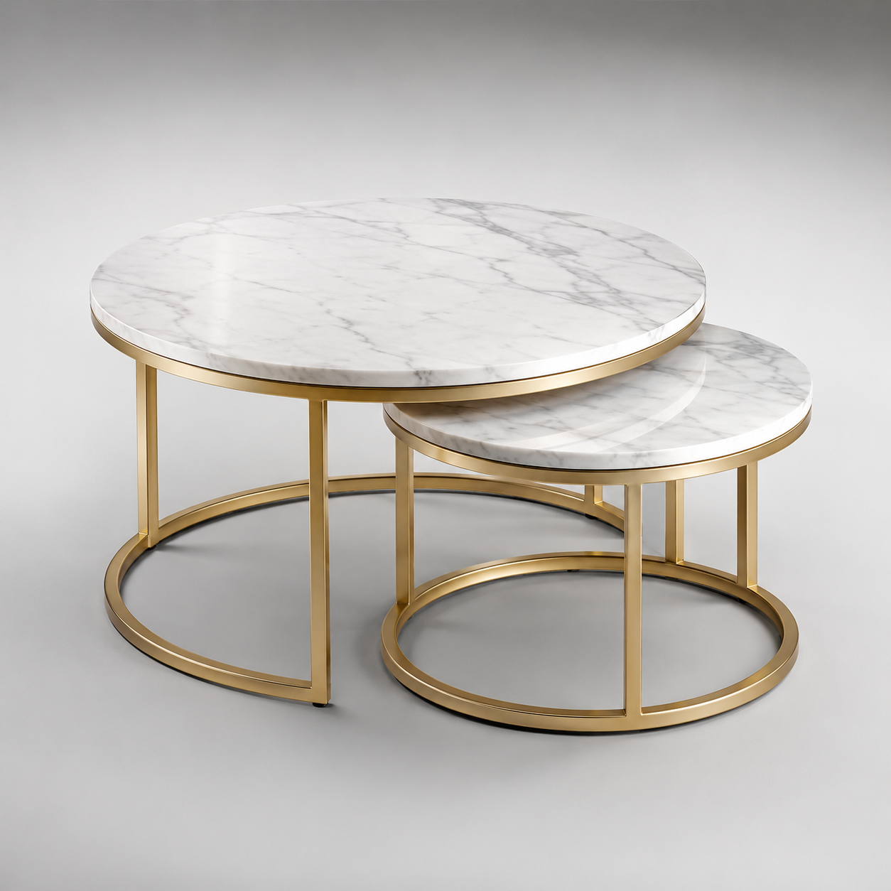 Velora Marble Nest Table Set