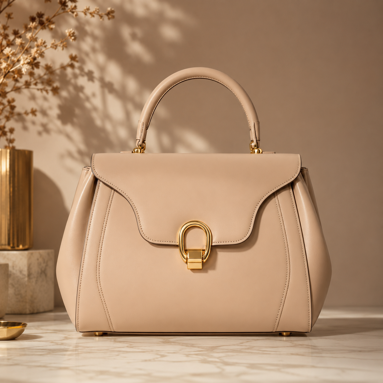 Maison Luxe Pearl Signature Bag