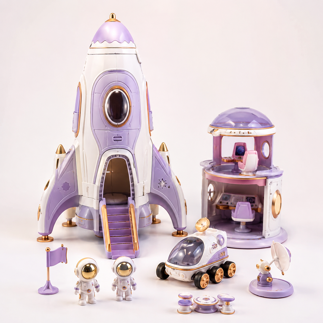 Starlume Cosmic Rocket Playset
